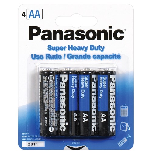 Paquete de Baterías AA Super Duty Panasonic