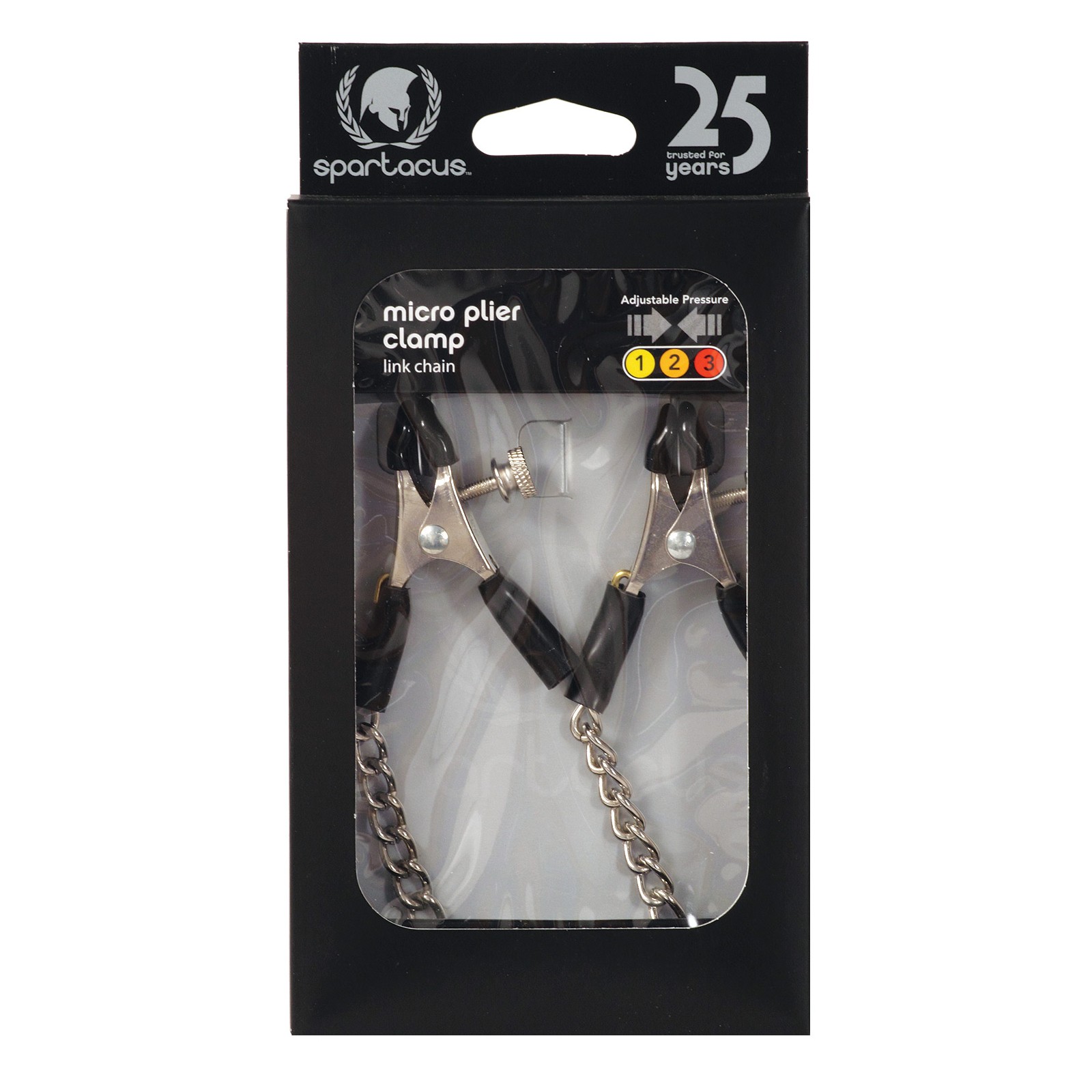 Spartacus Micro Plier Nipple Clamps Chain