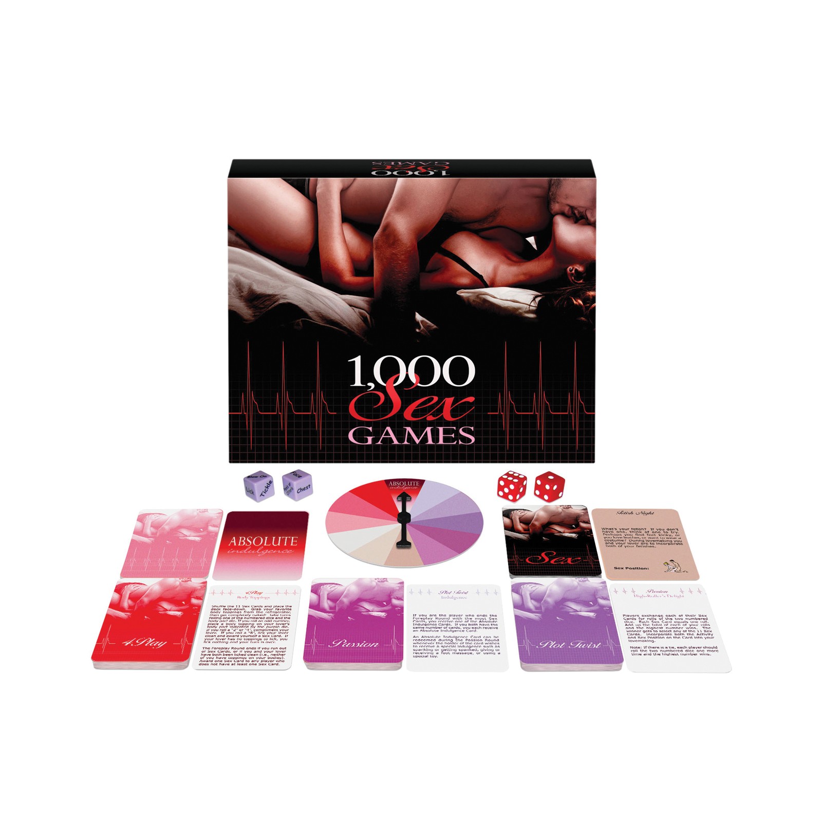 1000 Juegos Sexuales Juego de Cartas para Adultos