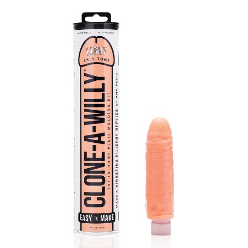 Clone-A-Willy Vibrating Kit Light Skin Tone - Homemade Dildo