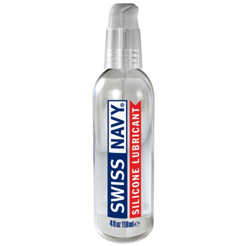 Lubricante de Silicona Swiss Navy - 4 oz para la Intimidad Personal