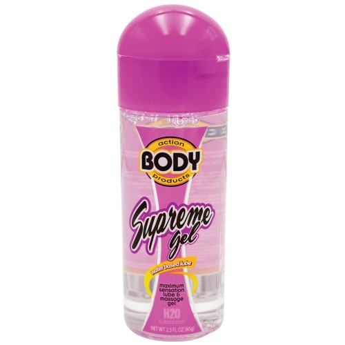 Gel a base de agua Body Action Supreme 2.3 oz