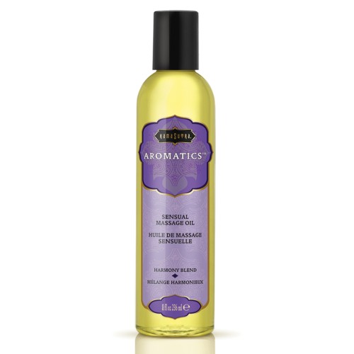 Kama Sutra Aromatic Oil Harmony Blend 8 oz - Relaxing Massage Oil