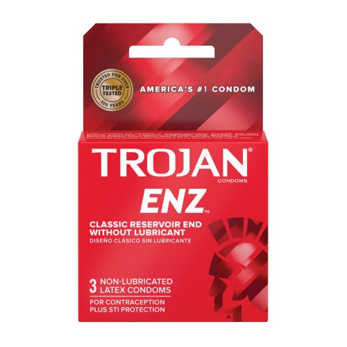 Trojan Enz Non-Lubricated Condoms