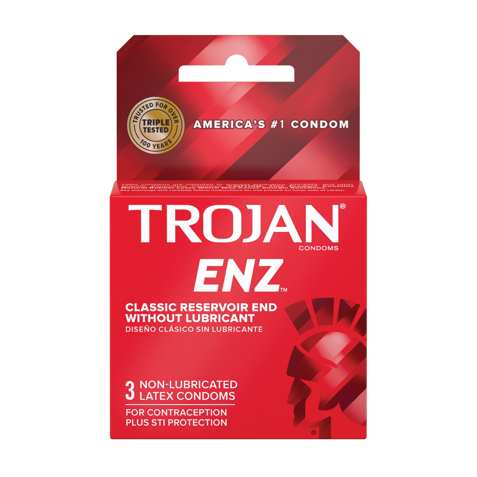 Condones Trojan Enz No Lubricados