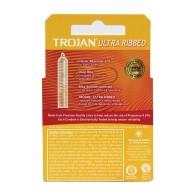 Preservativos Trojan Ultra Ribbed Caja de 3