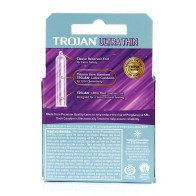 Condones Lubricados Ultra Finos Trojan - Caja de 3