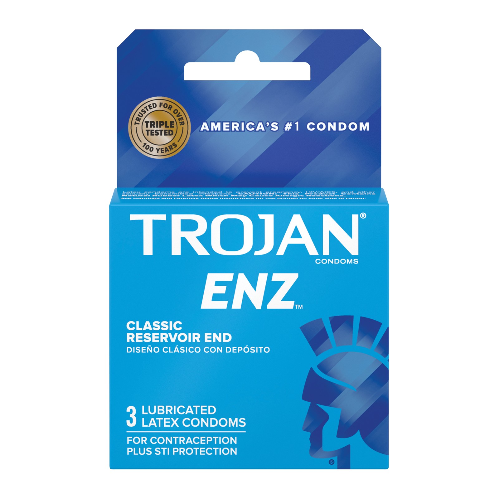 Condones Lubricados Trojan Enz para Placer Seguro