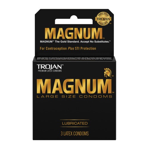 Trojan Magnum Condones Caja de 3