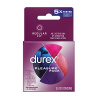 Durex Paquete de Placer con 3 Condones