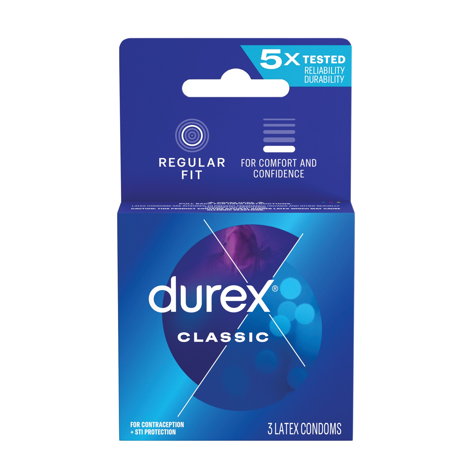 Condones Durex Clasicos Caja de 3