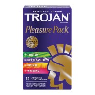 Condones Trojan Pleasure - Caja Variada de 12