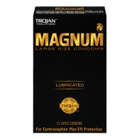 Condones Trojan Magnum - Caja de 12