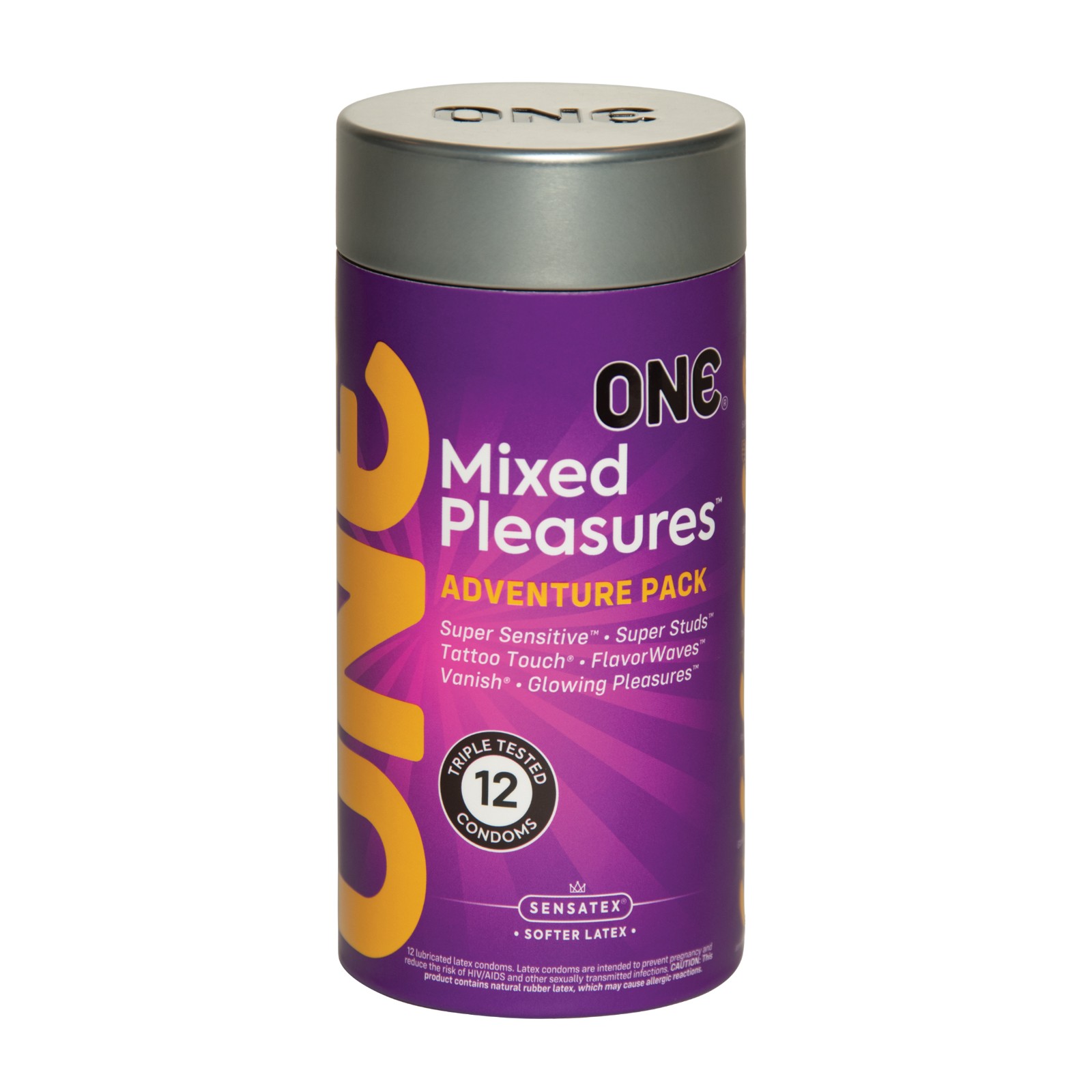 Condones One Mixed Pleasures Tarro - 12 Variedades