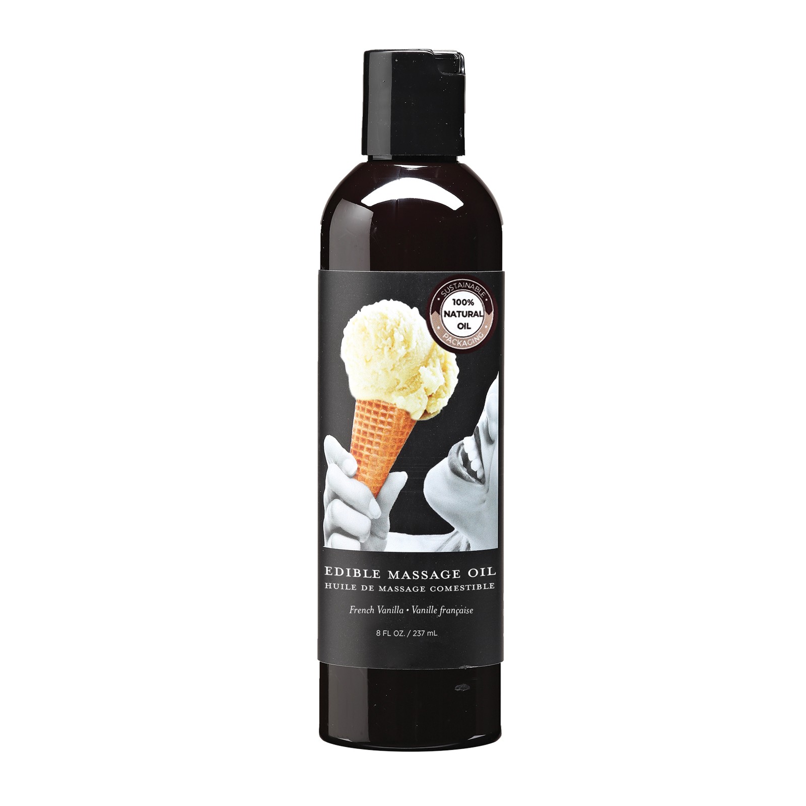 Earthly Body Edible Massage Oil - French Vanilla