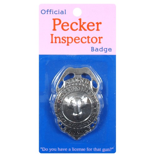 Pecker Inspector Badge