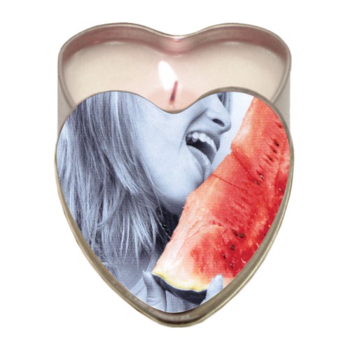 Earthly Body Suntouched Hemp Edible Candle Watermelon