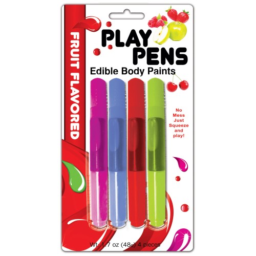 Play Pens Edible Body Paints - Multi-Color Assorted