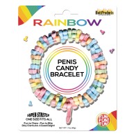 Pulsera de Caramelos de Pene Arcoíris Variados