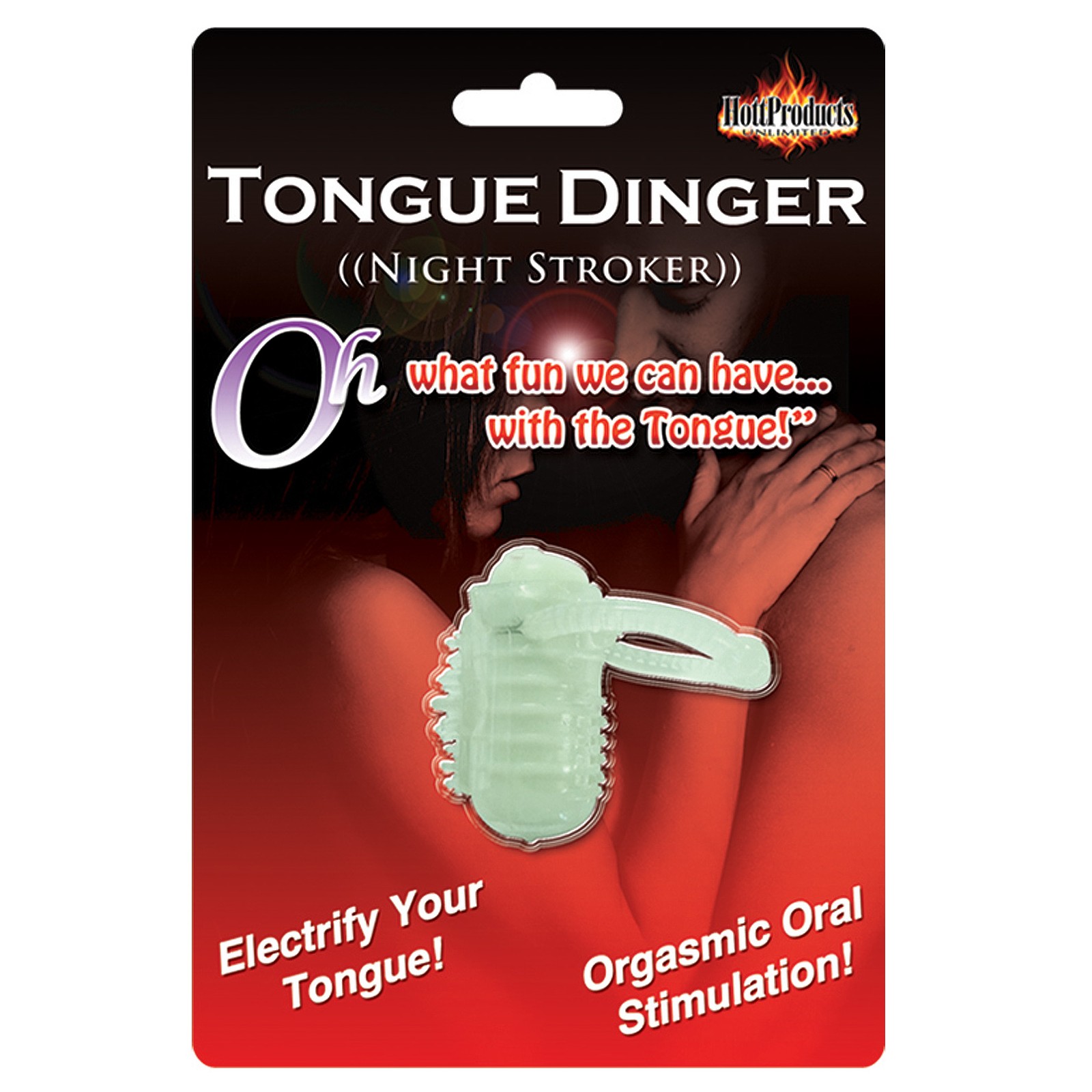 Tongue Dinger - Vibrador Nocturno que Brilla