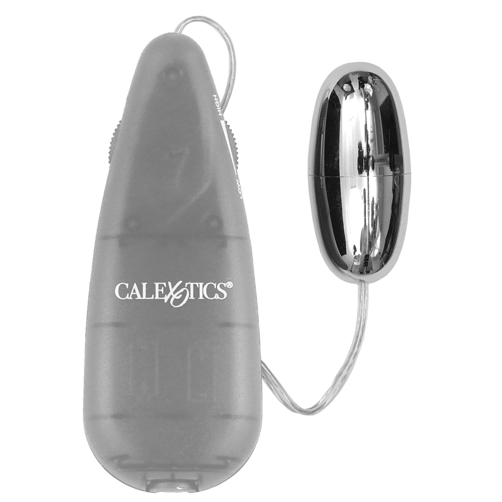 Teardrop Bullet Vibrator - Grey