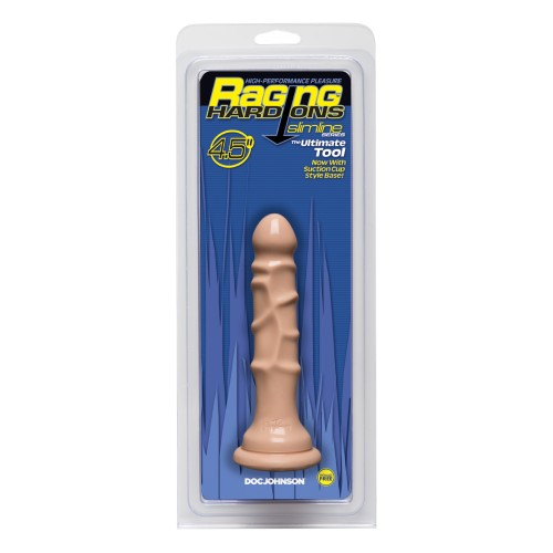 Dong Slimline Raging Hard Ons con Ventosa - Flesh