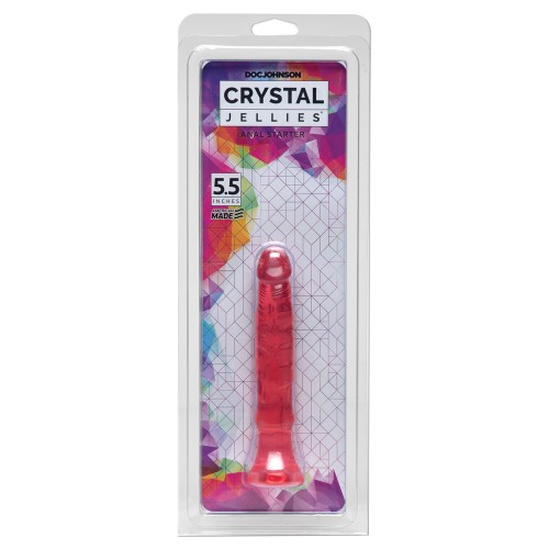 Crystal Jellies 5.5 Pulgadas Anal Starter - Rosa