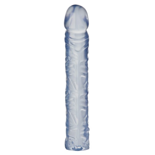 Crystal Jellies 10 Inch Classic Dildo - Clear