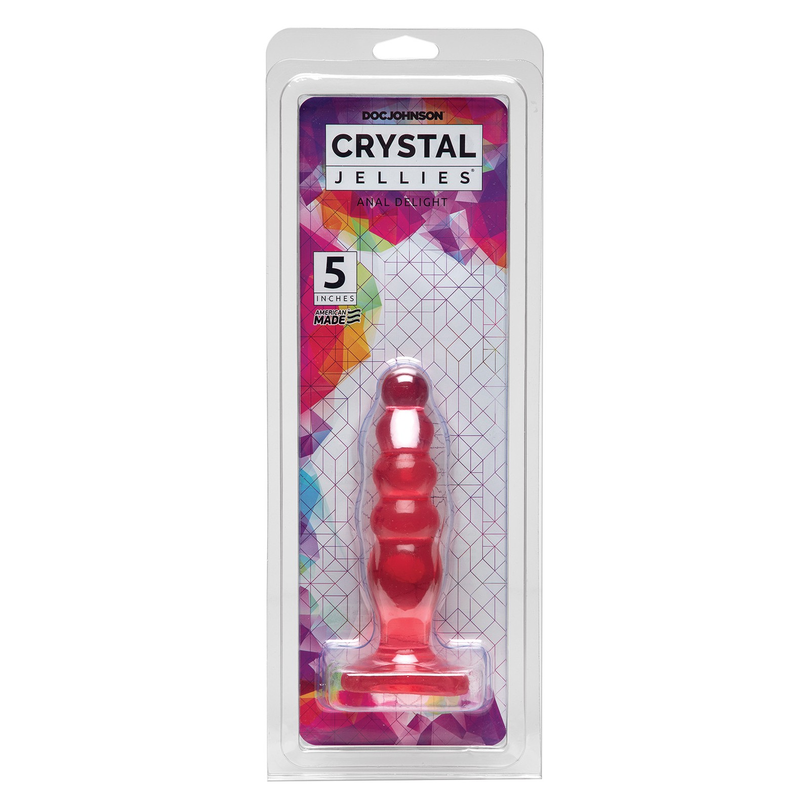 Cristal Jellies 5" Anal Delight para Placer