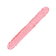 Dildo Doble Crystal Jellies 12" Jr. para Placer Versátil