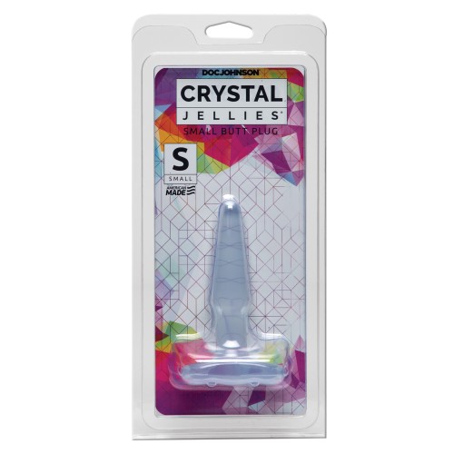 Crystal Jellies Small Clear Butt Plug