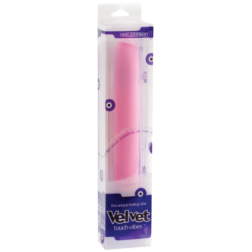 Vibrador Velvet Touch de 7 Pulgadas - Rosa