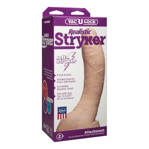 Vac-U-Lock 9 Inches Stryker Realistic White