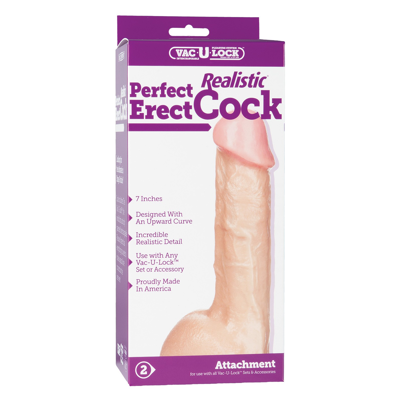 Vac-U-Lock Pene Realista Perfecto de 7"