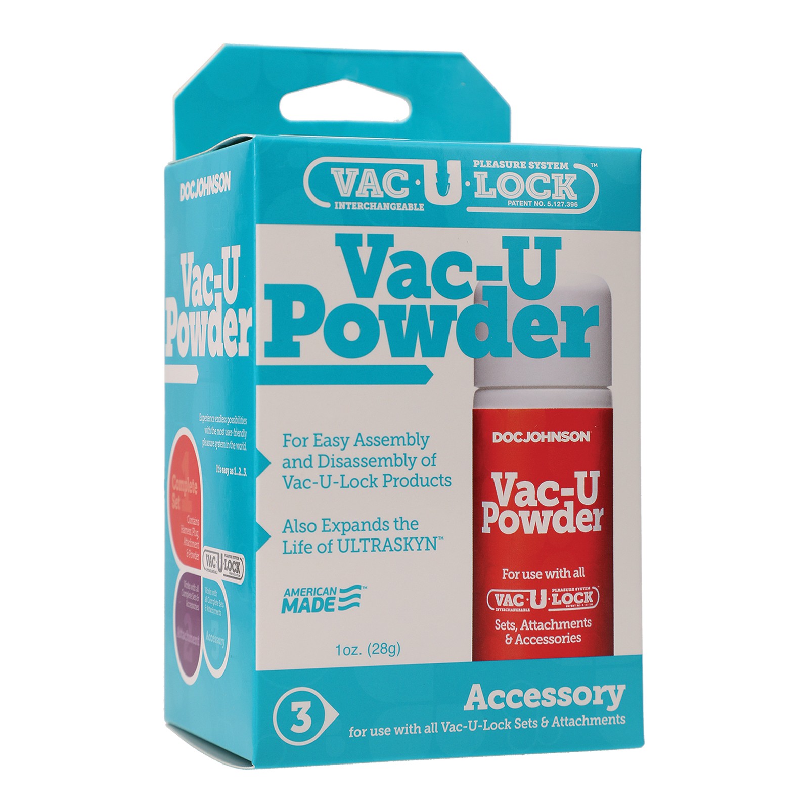 Vac-U-Lock Powder for Easy Attachment