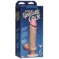 Vibrating 6 Inch Realistic Cock Flesh