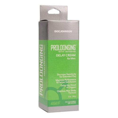 Crema Prolongadora con Ginseng 2 oz