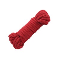 Japanese Style Bondage Cotton Rope Red