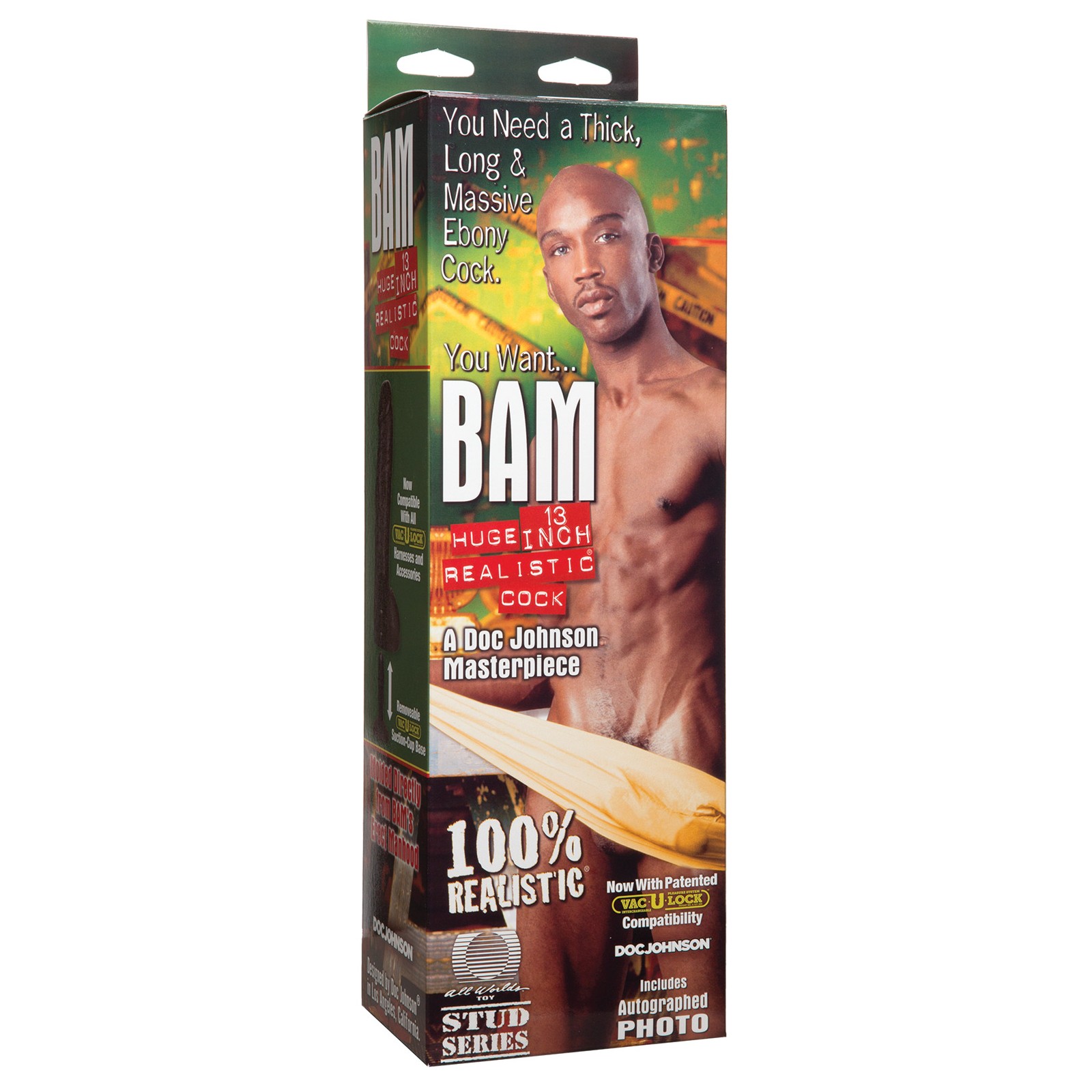 Bam Realistic Cock Brown