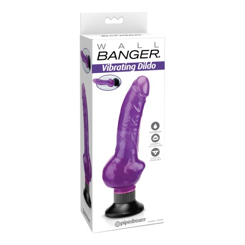 Dildo Succionador Vibrador Wall Bangers Púrpura