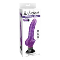 Dildo Succionador Vibrador Wall Bangers Púrpura