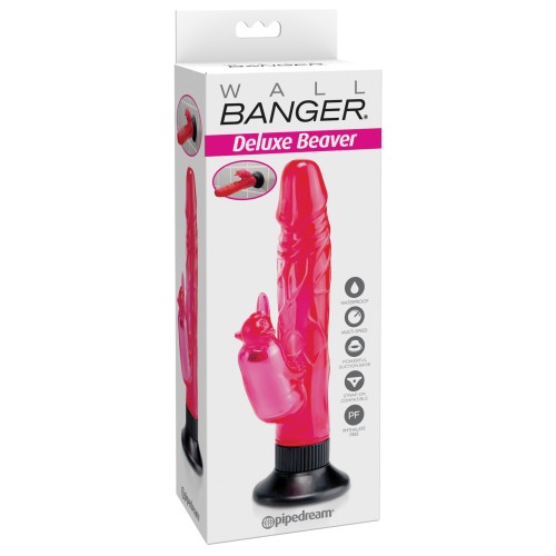 Vibrador Beaver Deluxe Waterproof Rosa para Máximo Placer