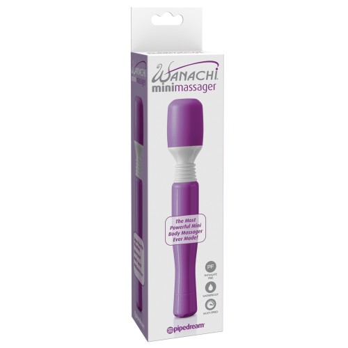 Mini Wanachi Waterproof Massager Purple Premium Vibrator