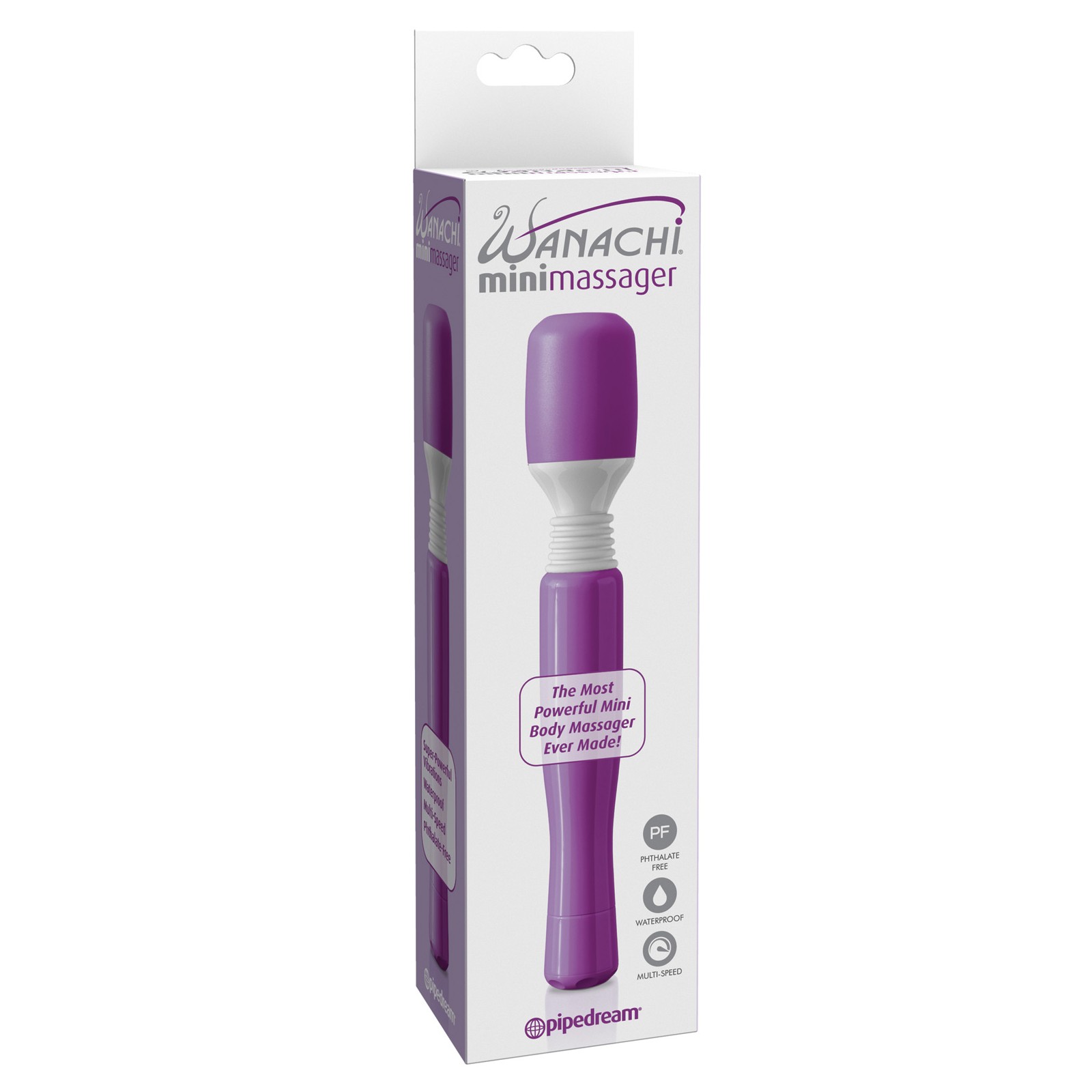 Mini Wanachi Waterproof Massager Purple Premium Vibrator