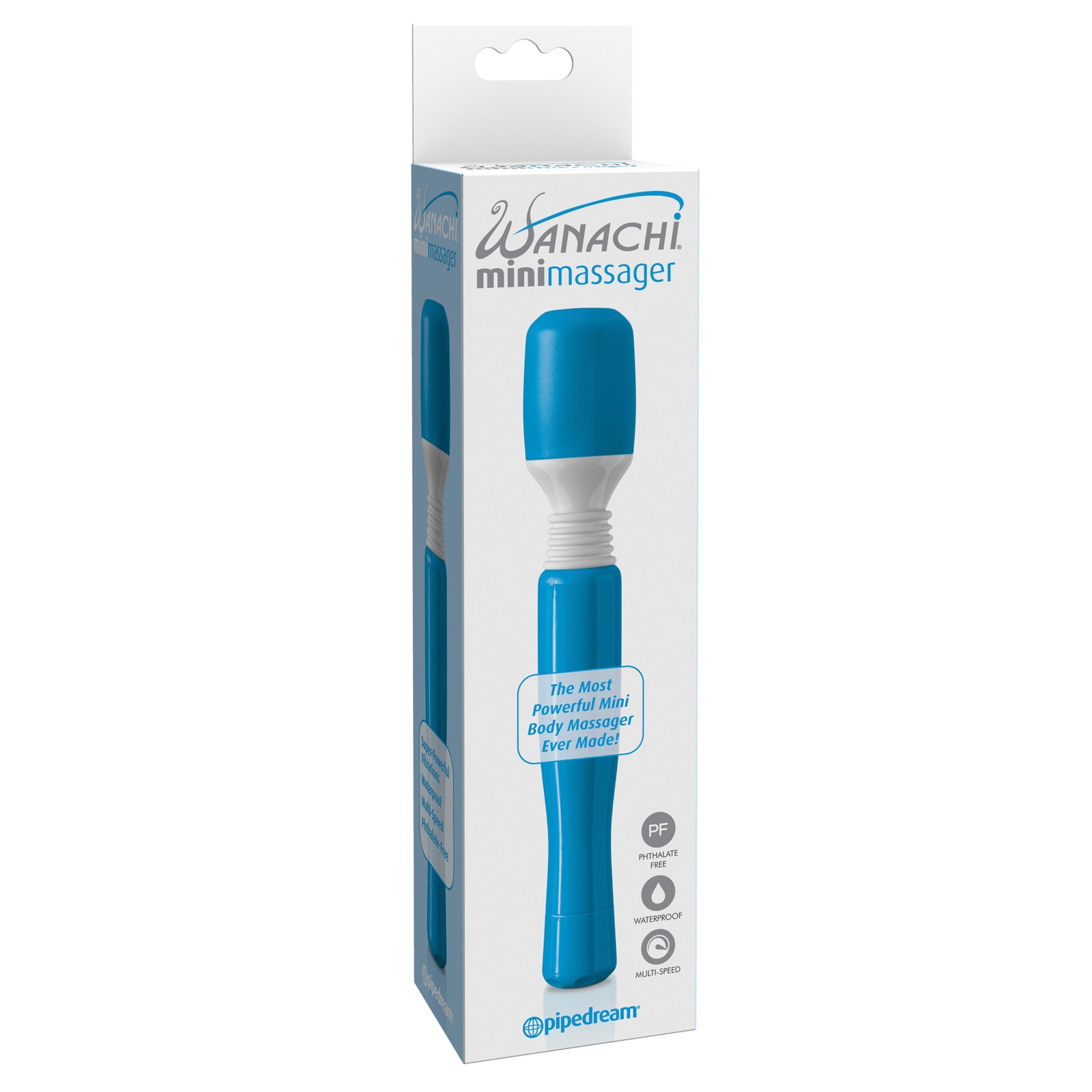 Mini Wanachi Massager Waterproof Blue