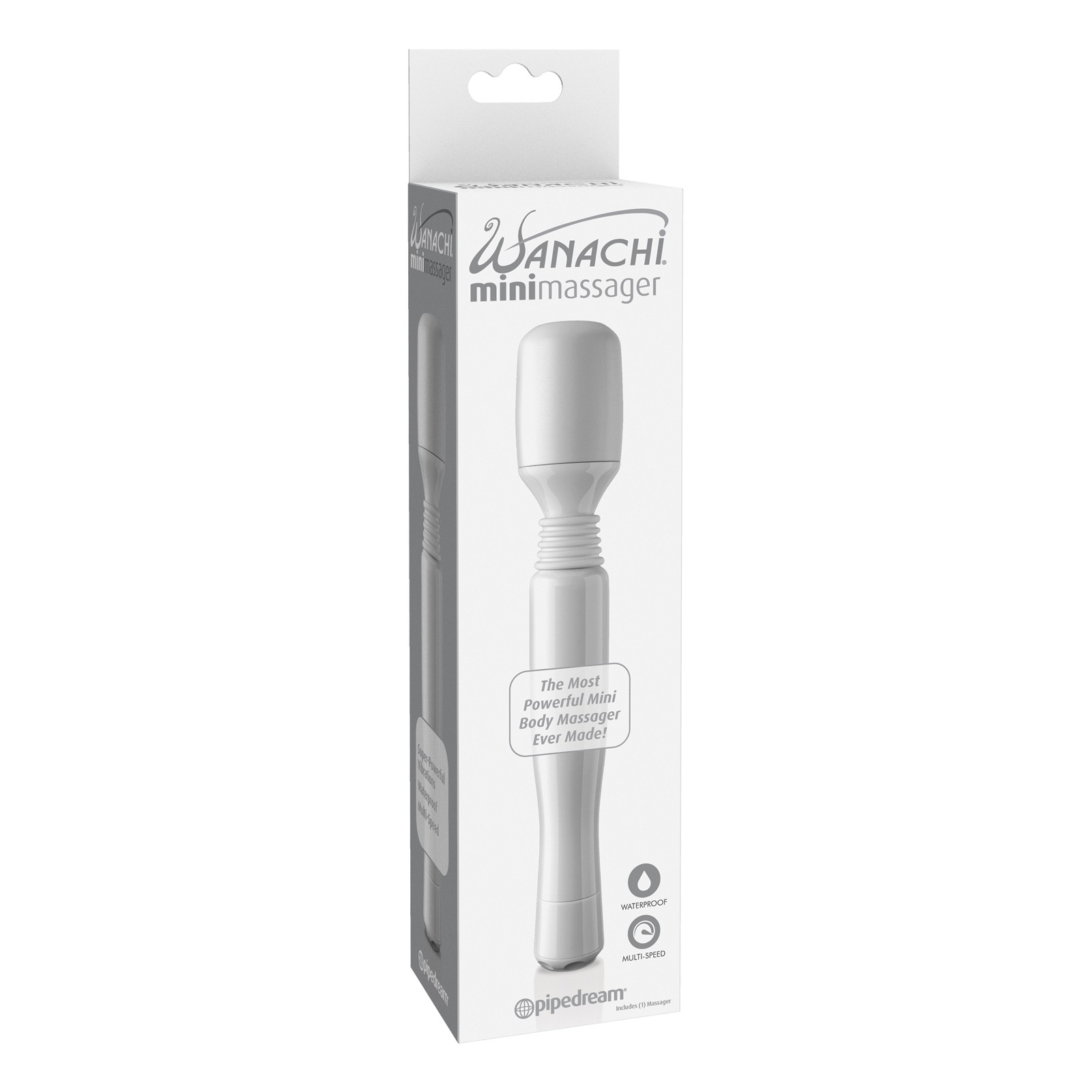 Mini Wanachi Waterproof Massager White