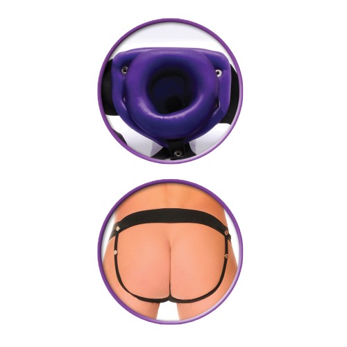 Fetish Fantasy Vibrating Hollow Strap-On - Couples Pleasure