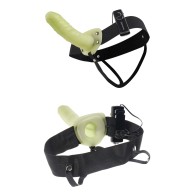 Fetish Fantasy Vibrating Hollow Strap-On Glow in the Dark