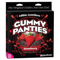 Strawberry Edible Crotchless Gummy Panty for Sweet Lovers