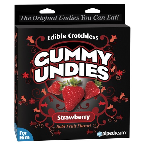 Edible Male Gummy Undies - Strawberry